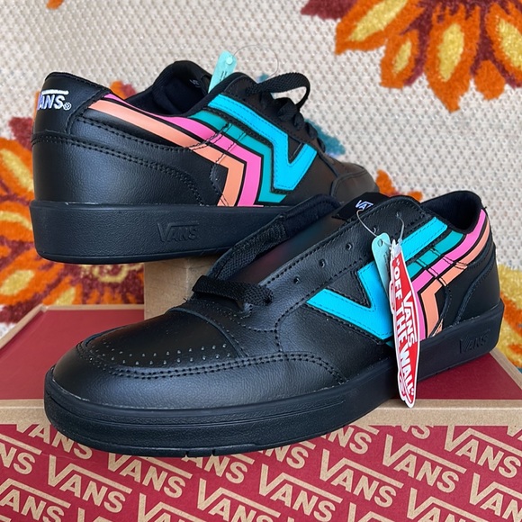 Vans Men’s Lowland Cc Fader Black/Multi sneakers - Picture 9 of 16